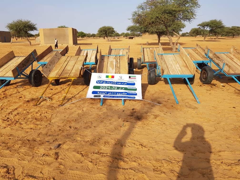 عربة مع دابة - 100 د.ك - دولة مالي